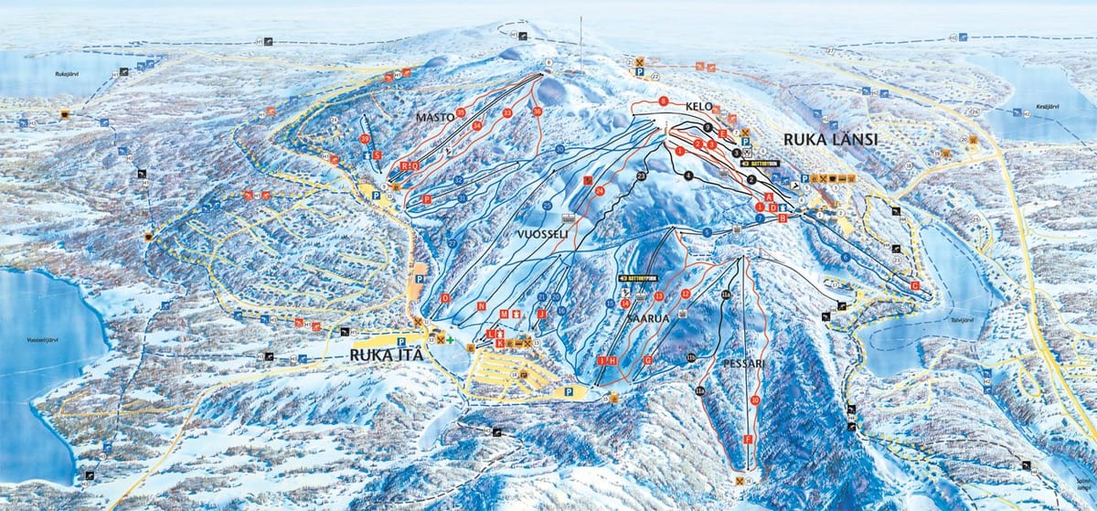 Картата на ръка Финландия