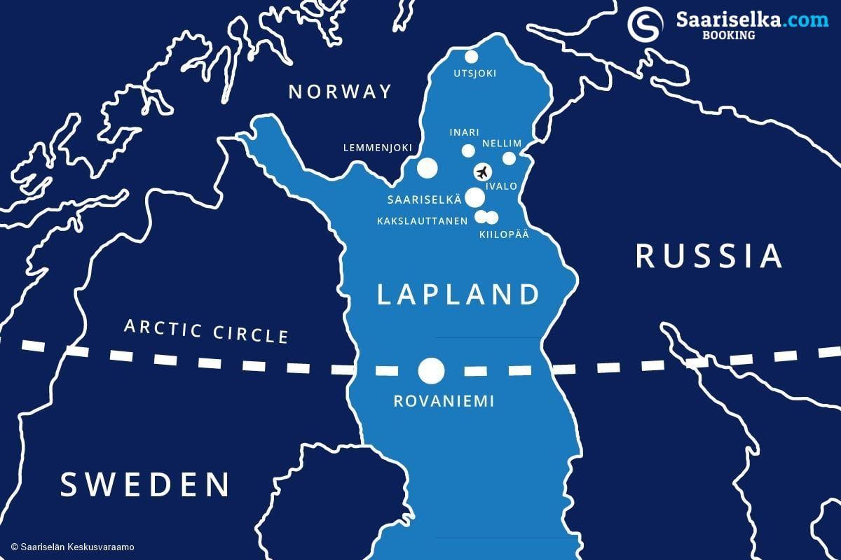 картата саариселки, Финландия