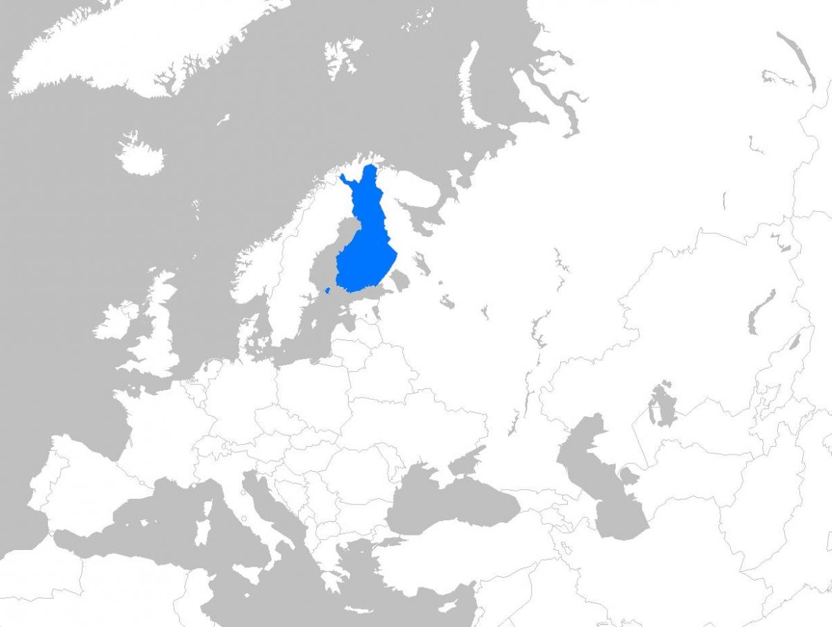 Финландия е на картата на Европа